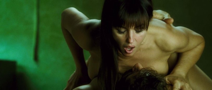 Naked Monica Bellucci in Malena's film