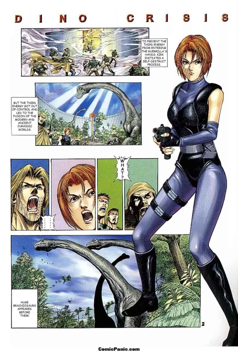 Dino Crisis Battle of dinosaurs