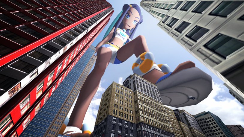 Giantess crush city