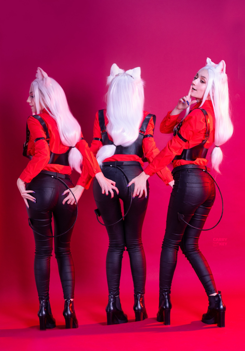 Helltaker cosplay Cerberus