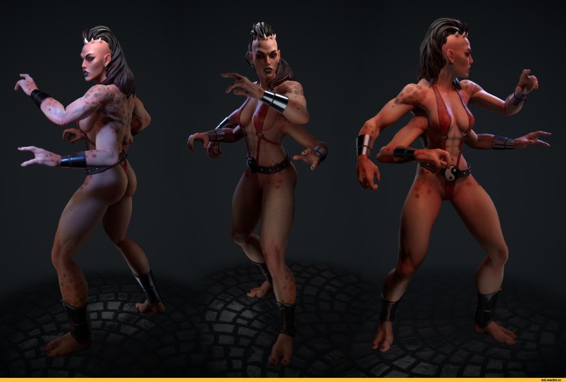 Kitana and Jade Mk 11