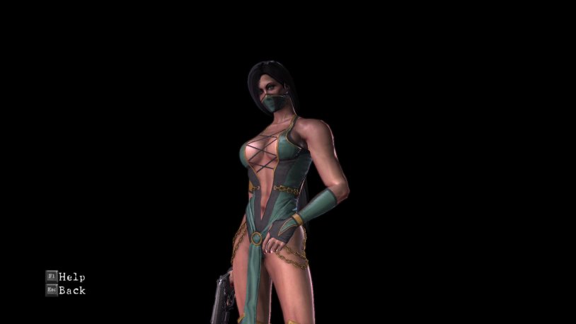 Jade Mortal Kombat without a suit