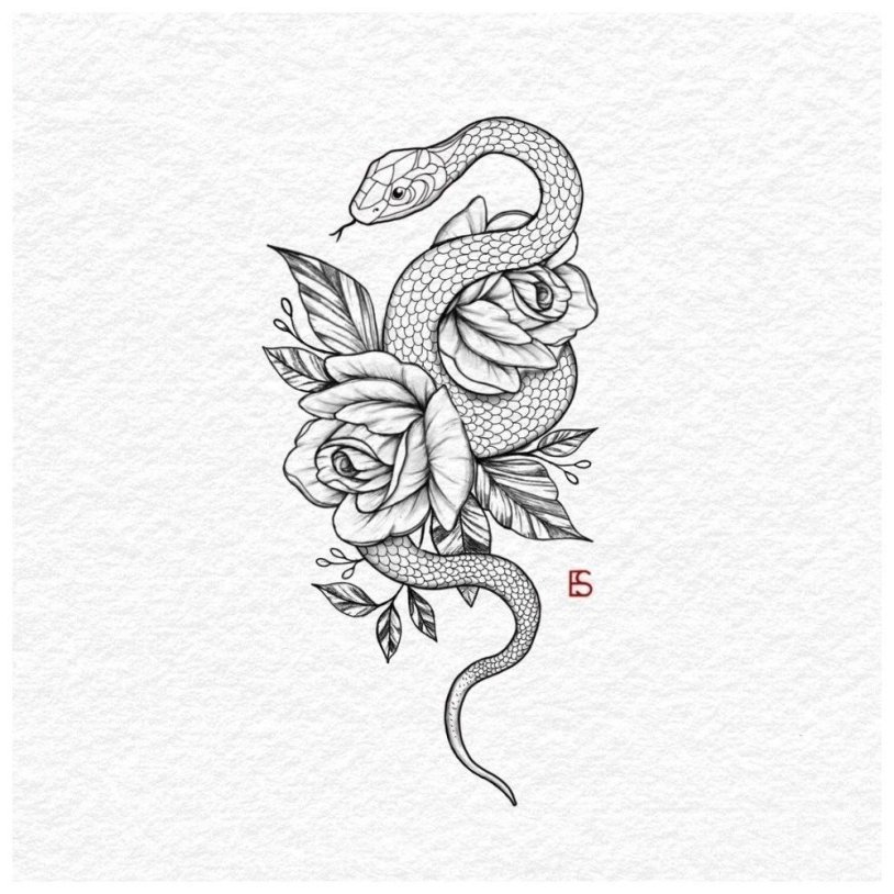 Tattoo snake