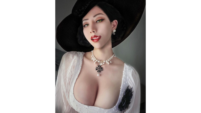 Lady Dimitrescu in the game Resident Evil