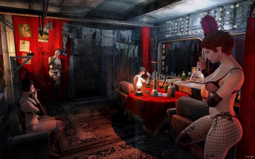 The guy and the girl lie in the KOOOOOSK