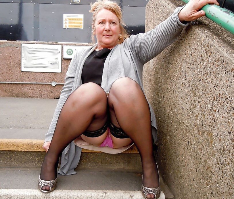 Naked aunts without panties