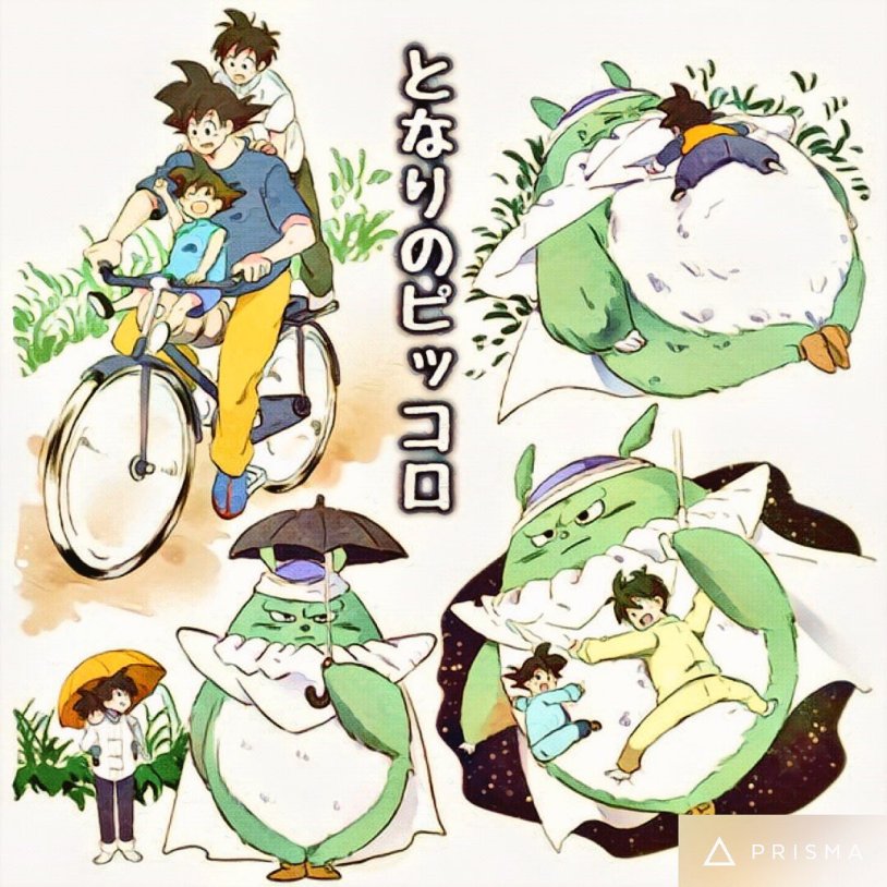 Piccolo Younger and Sleep Goku