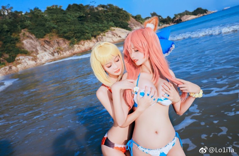 Lysande and guunaretta cosplay