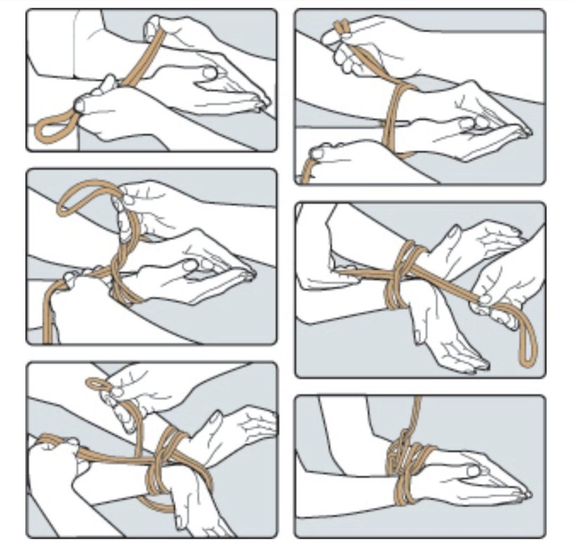 Inflated men in latex