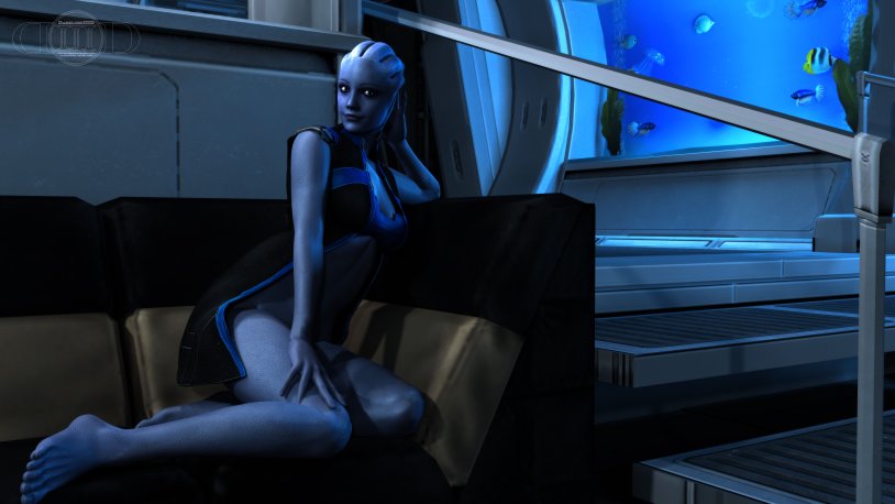 Liara mass effect 2 bed scene