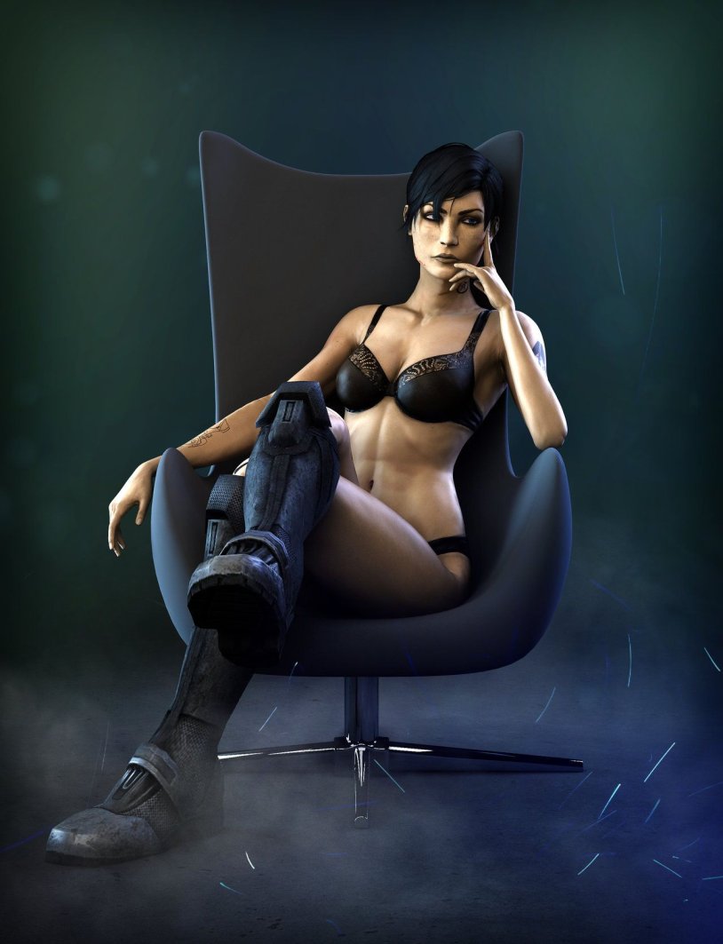 John Shepard and Ashley Williams Love