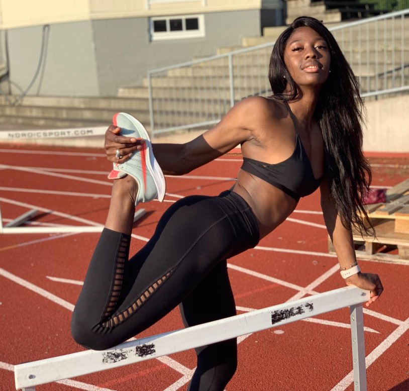 The jumping of Fatima Diamus