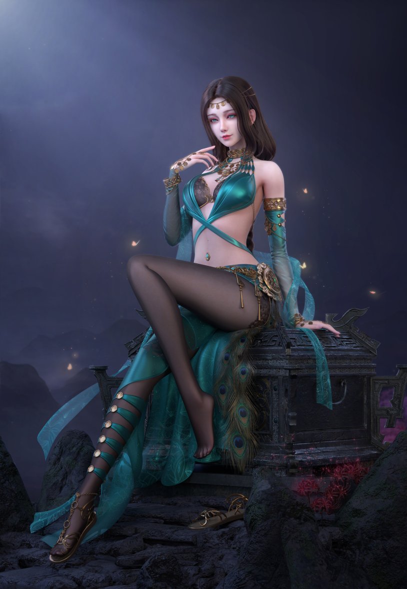 Girl with katana wallpaper