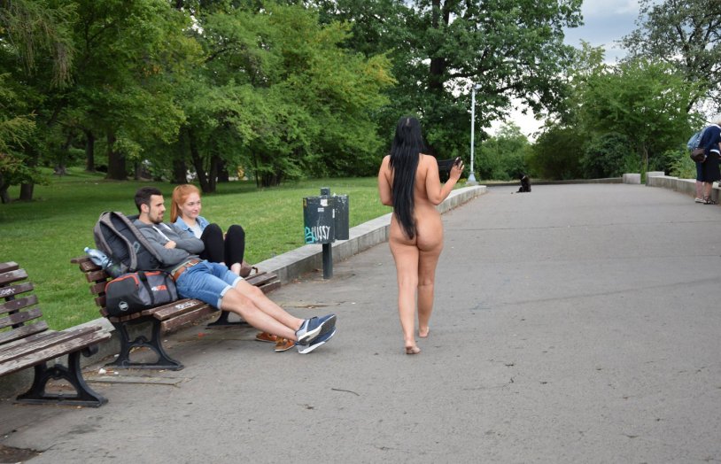 Marina Nechaeva Nude in Public