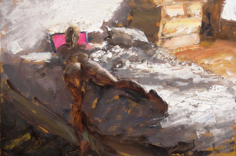 Alexey Panin with his foot