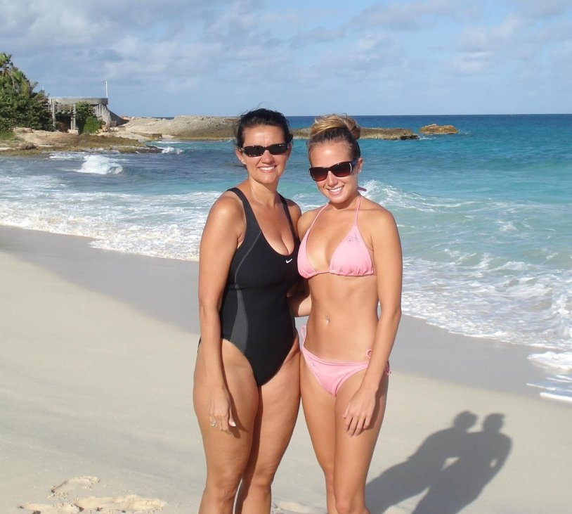 Hotwife wives on the beach