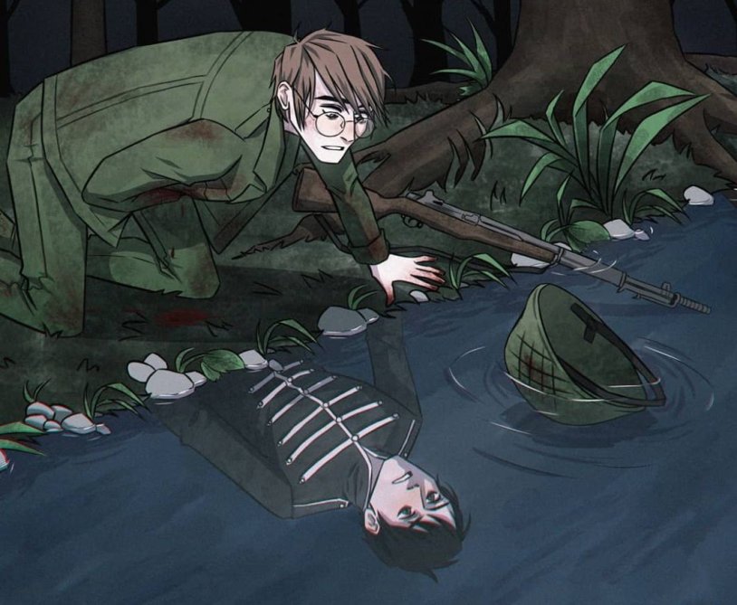 Smiley with hand in the screen