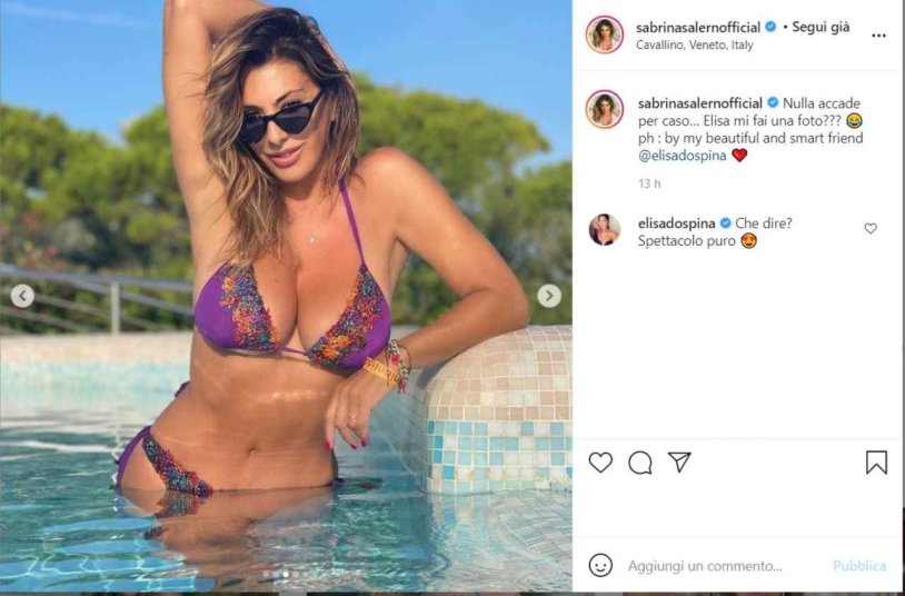 Sabrina Salerno in bikini now