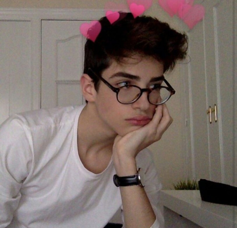 Male torso in the mirror