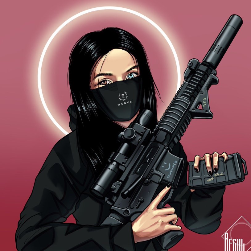 Alina Mirzoeva without a mask