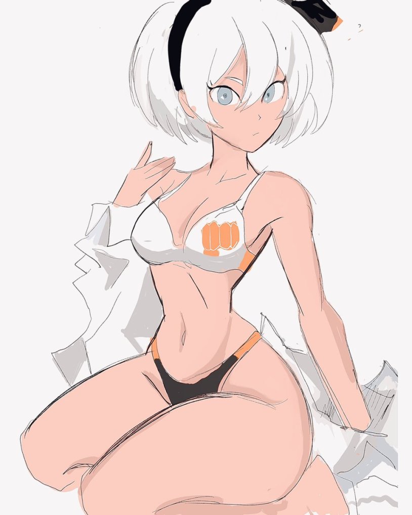 Erotic suit with stockings