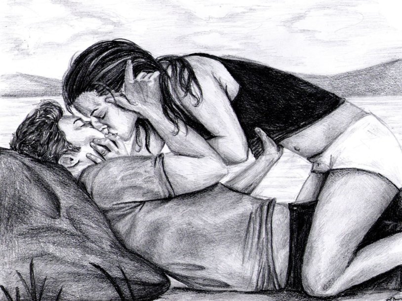 Hand in the hand of the watercolor