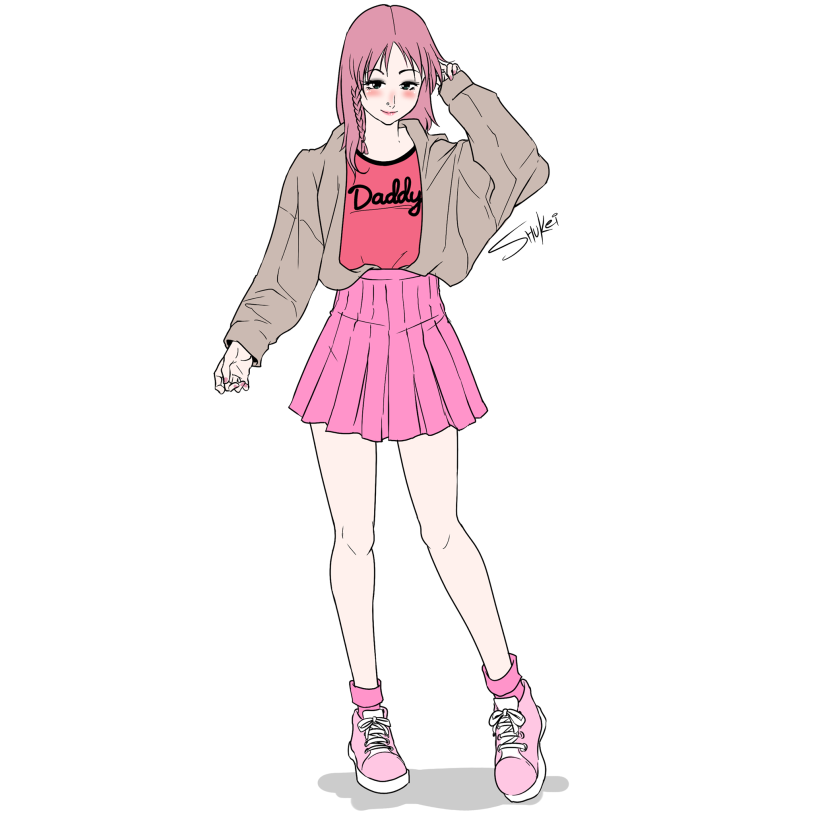 Motivating wallpaper pink