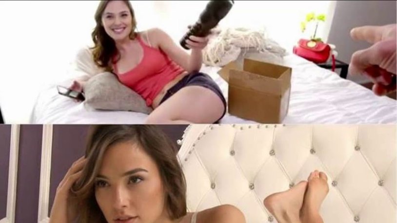 Victoria Justis in a bra