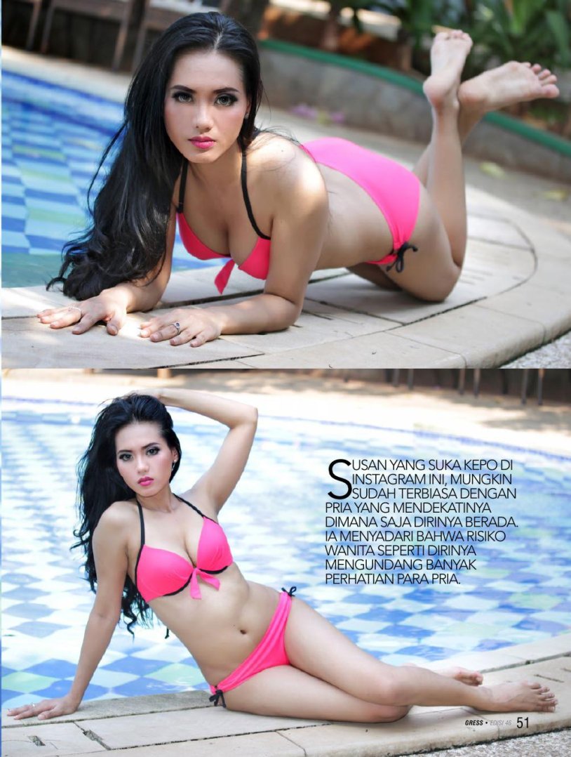 Model Hot Majalah Gress Lingerie