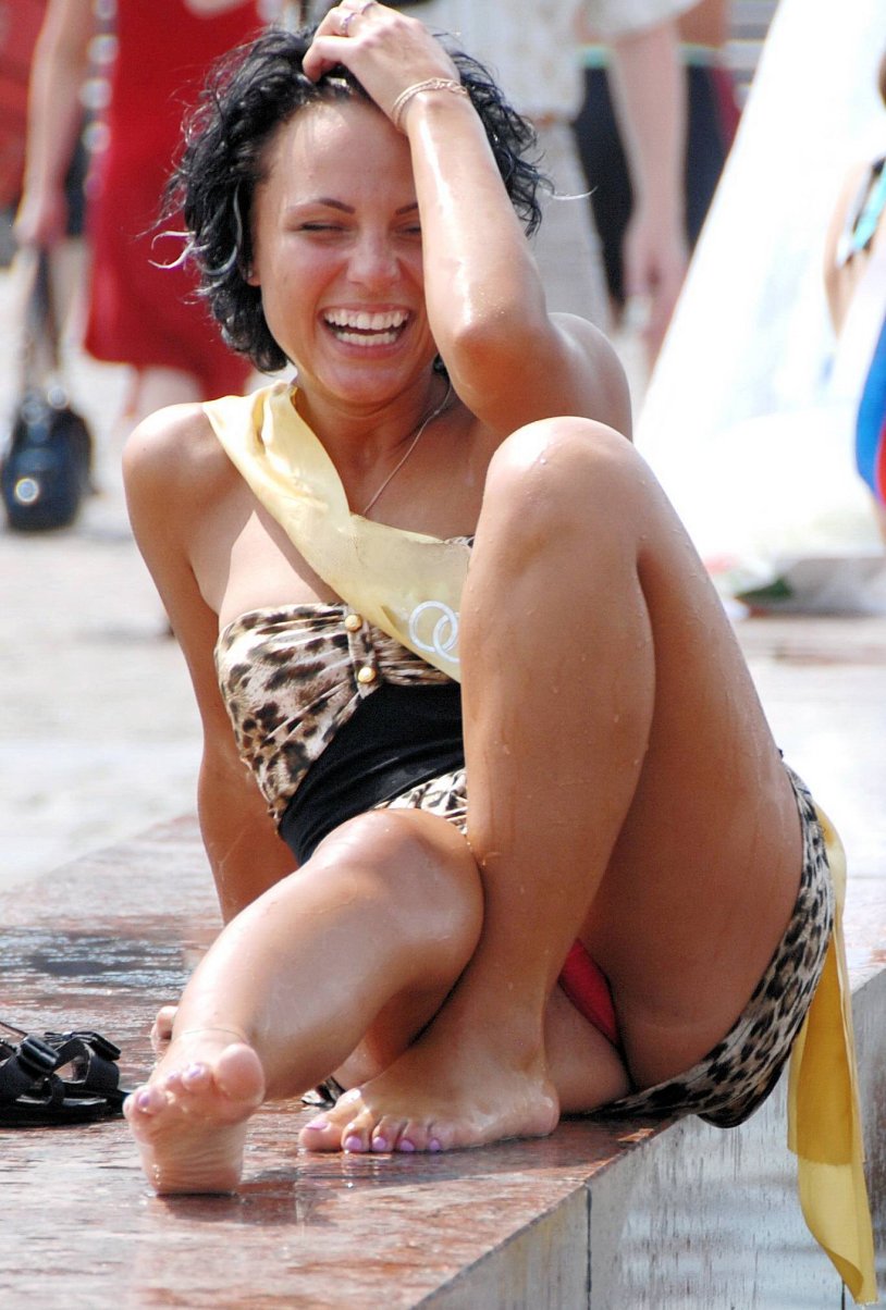 A girlfriend under tights