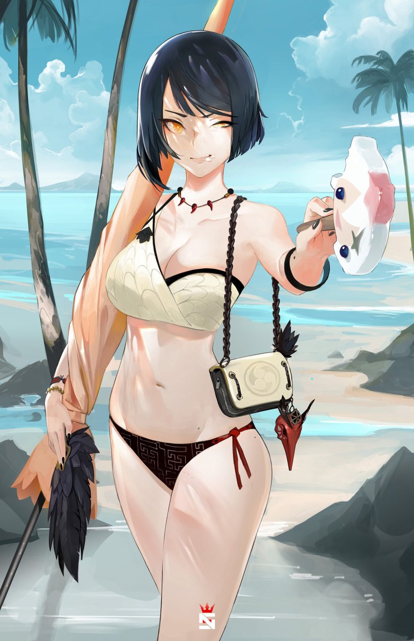 Sarah Orgoo in Lower Lingerie