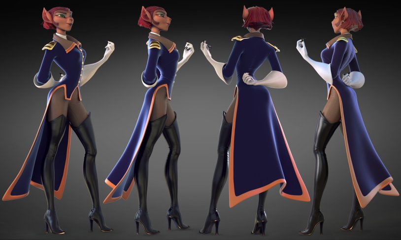 Treasure Planet Captain Amelia Smollett