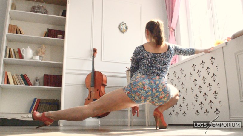 Legs Emporium in a mini dress