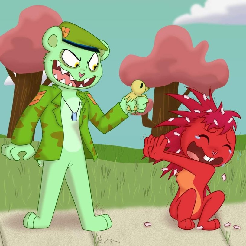 Happy Tree Friends Flippe spikes