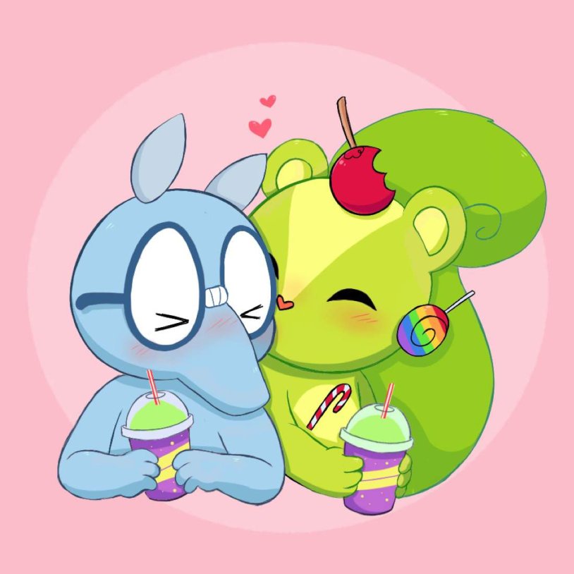 Happy Tree Friends Sniffles and Nutty