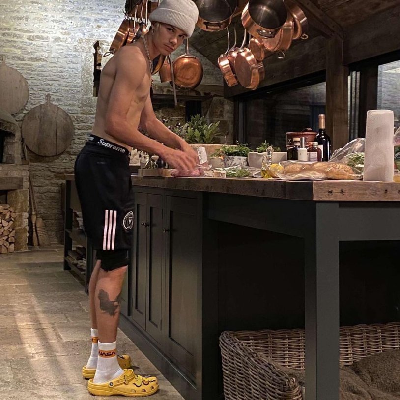 Brooklyn Beckham Topless