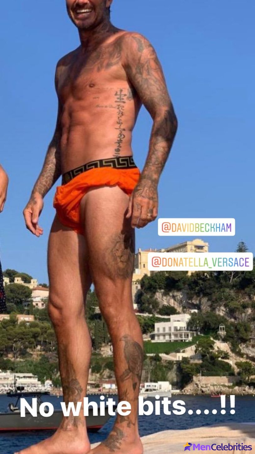 David Beckham Naked Ass