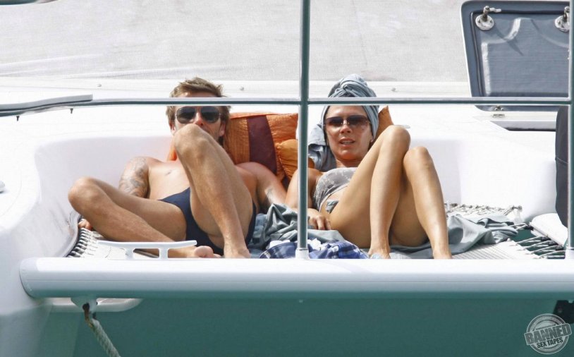 Victoria and David Beckham for magazine W