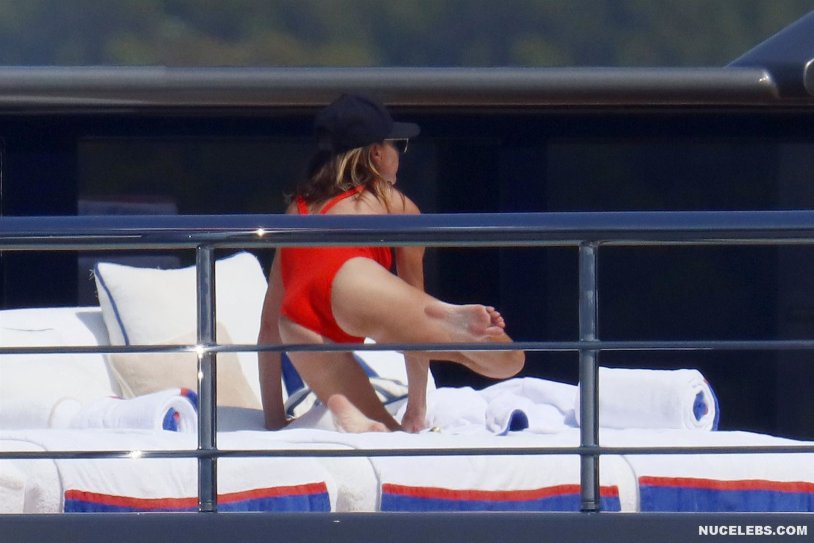 Completely naked David Beckham