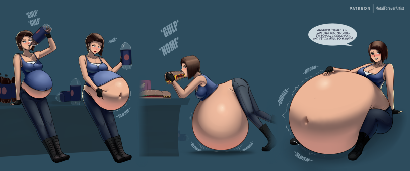 Belly Expansion Big Pregnant