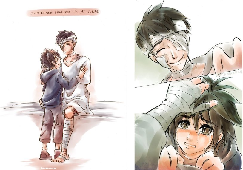 Tadashi Hamada and Hiro Hamad