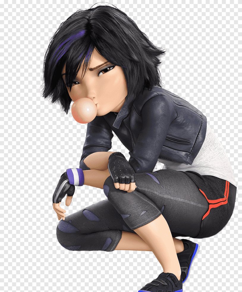 Tadashi Hamada and his girlfriend