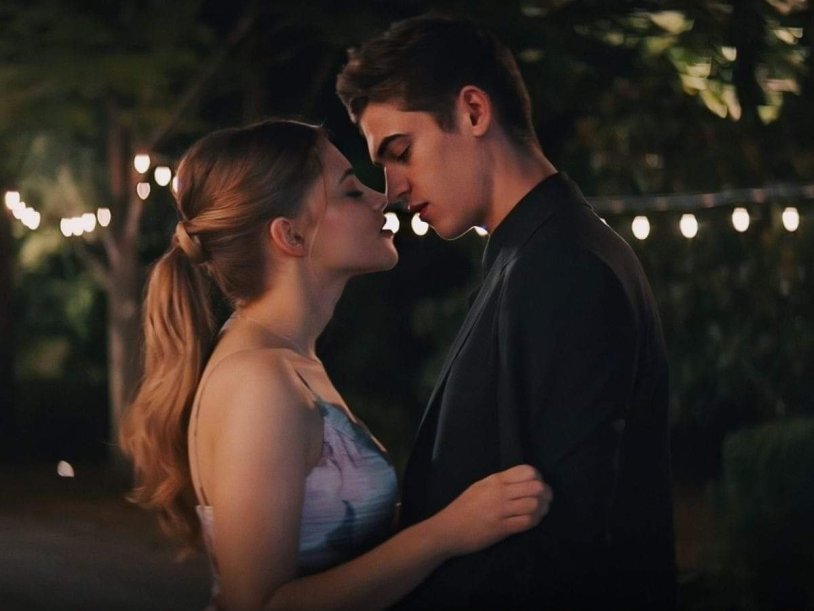 Tessa and Hardin in the lake of personnel