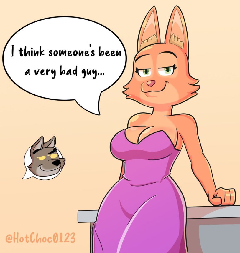 Bad Guys Mr Wolf X Diane Foxington