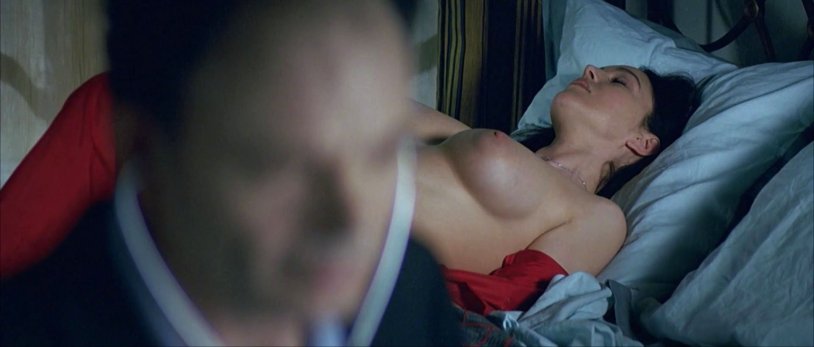 Naked Monica Bellucci in Malena's film