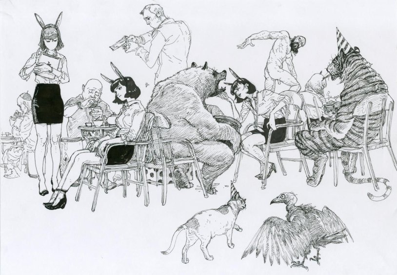 Kim June Guy Artist Sketchi