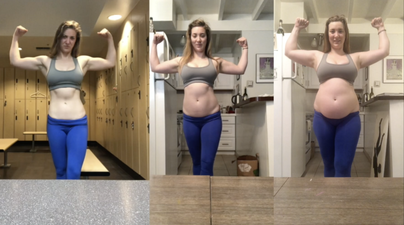 Girl with tummy Fiderism