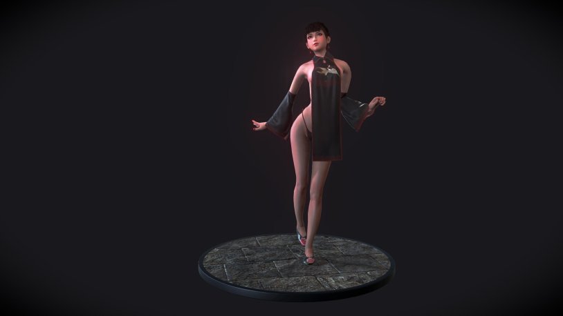 Bloody Spell female character