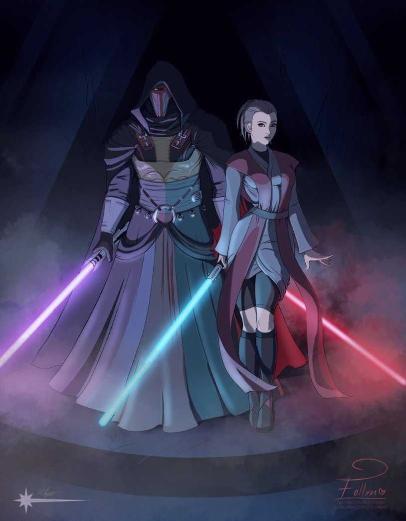 Dart Nihilus and Mitra Surik