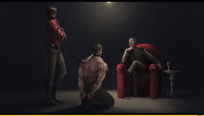 Ada Wong and Chris Redfield